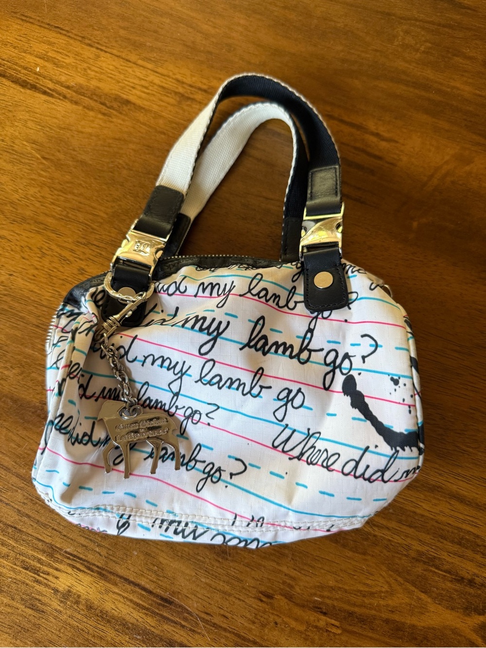 L.A.M.B. Gwen Stefani for LeSportsac mini barrel bag